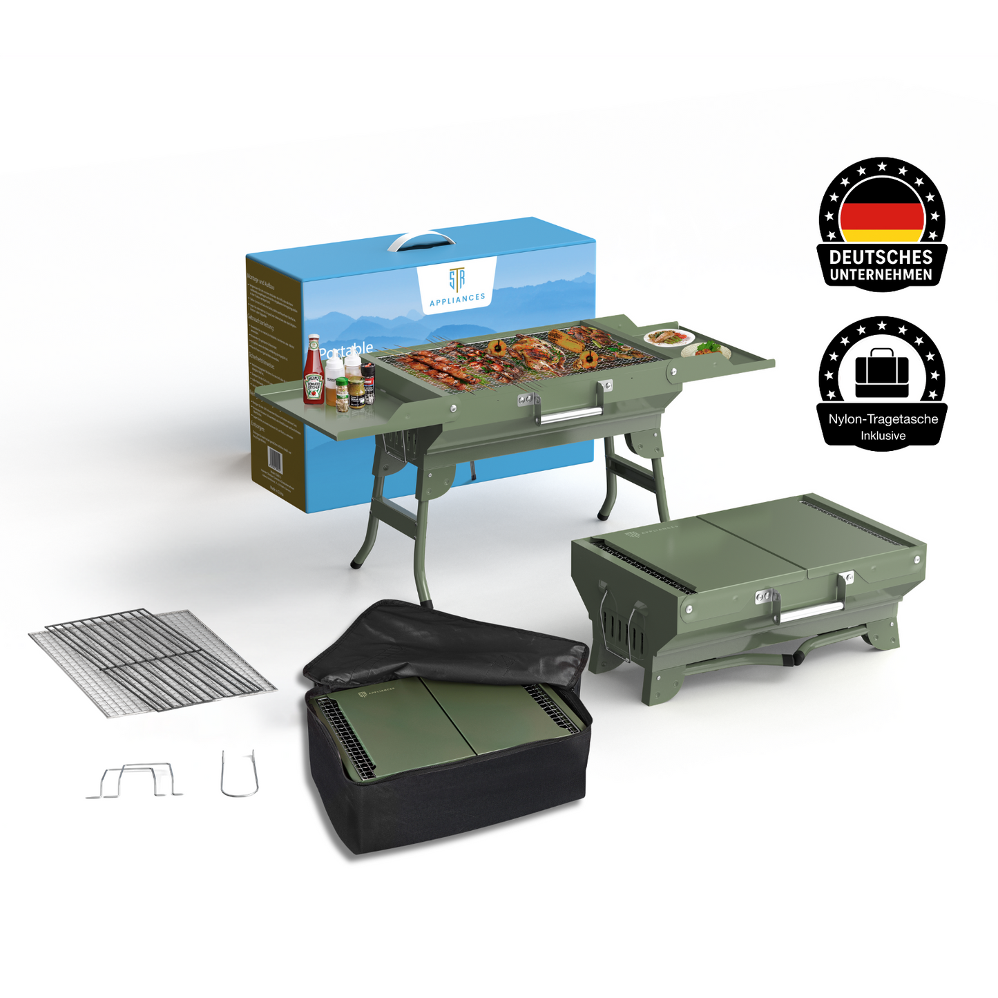 Portable Camping Gril with carry bag