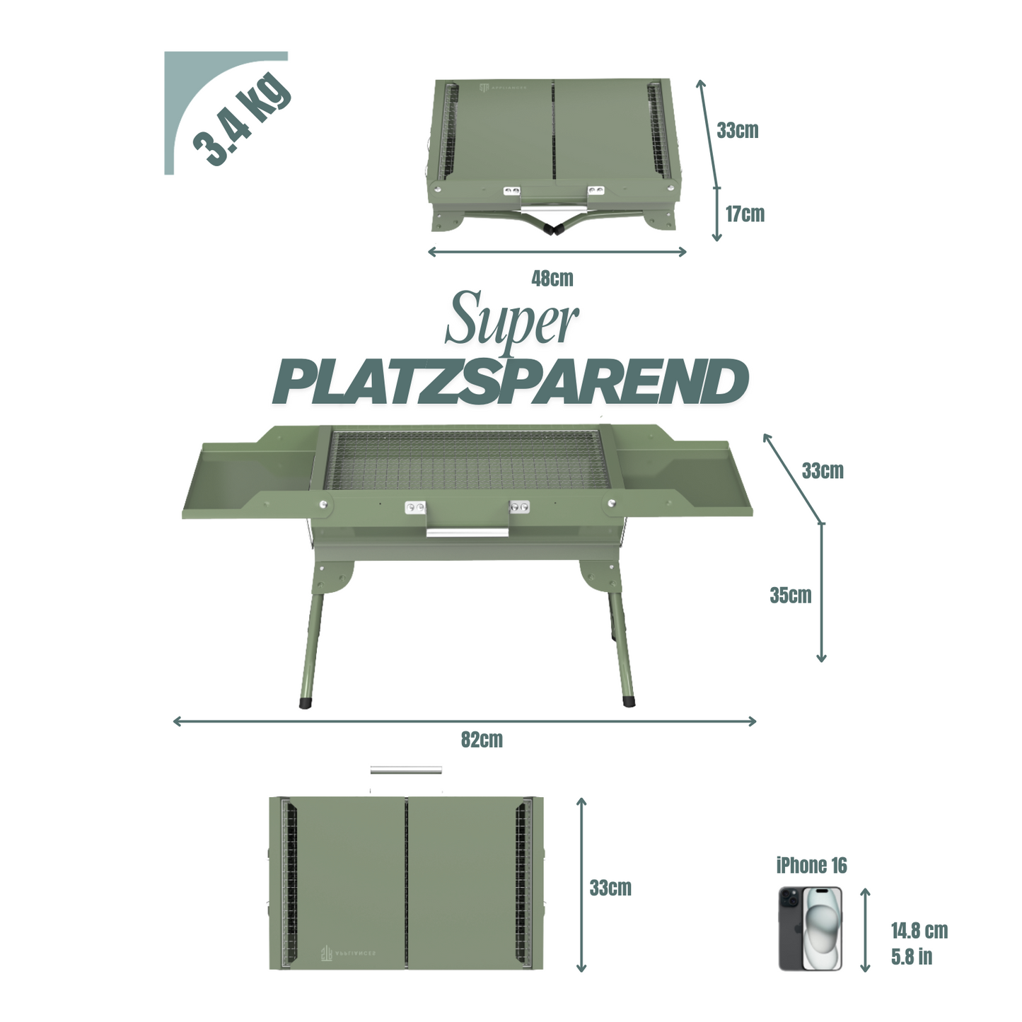 Portable Camping Gril with carry bag